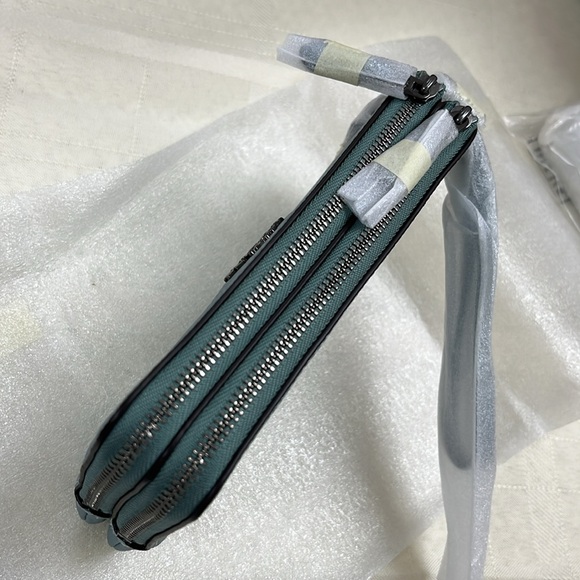 Coach Double Corner Zip Wristlet - Picture 5 of 7